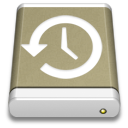 Lightbrown External Drive Backup icon
